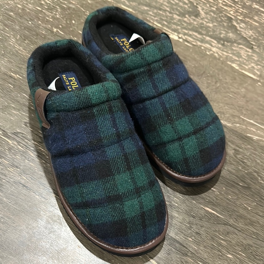 Polo Ralph Lauren Plaid Slippers